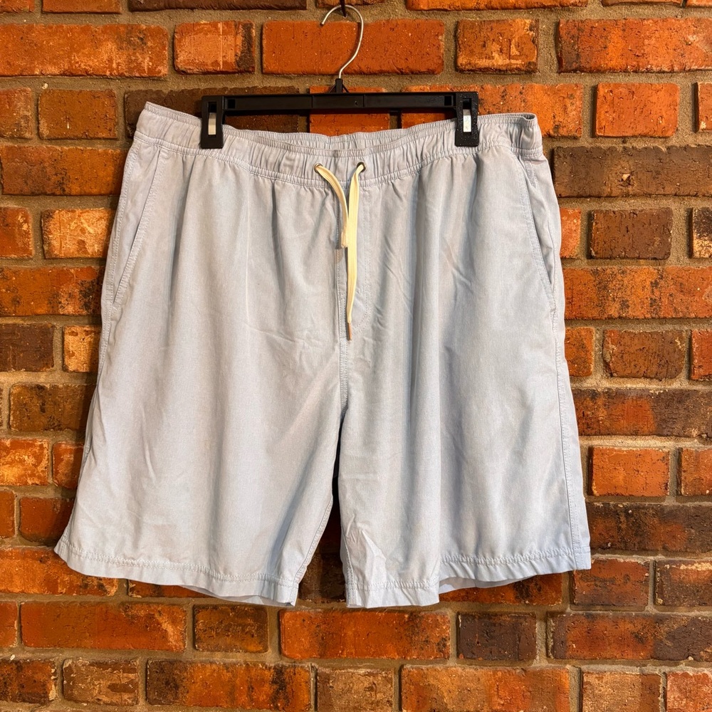 Fair Harbor mens swim trunks shorts with built in liner blue XXL